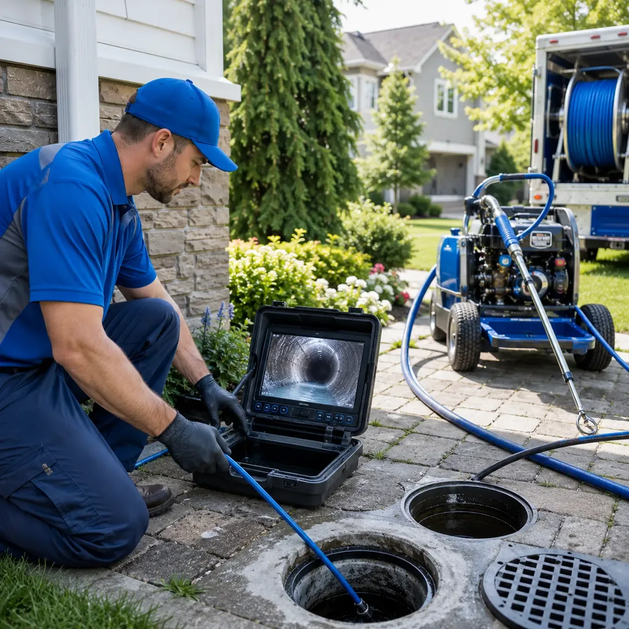 Outdoor drain cleaning professionals serving East Jordan, MI
