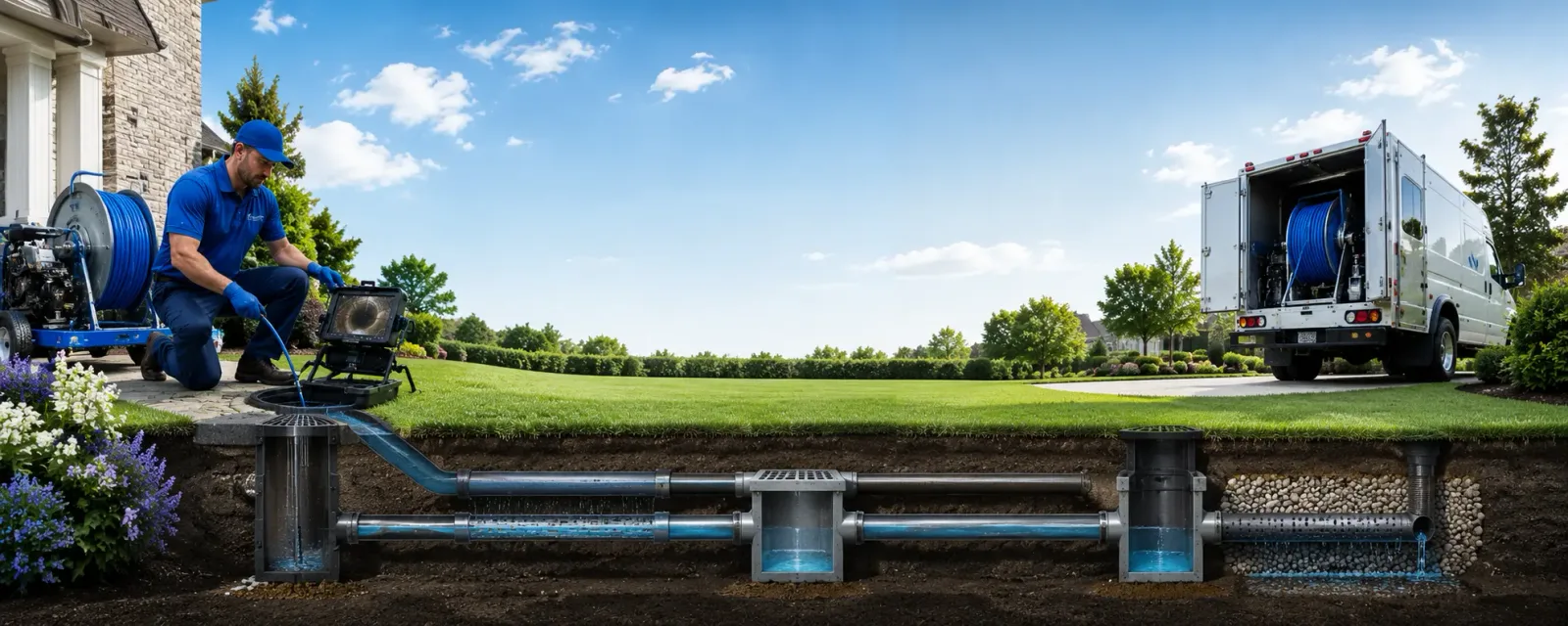 Outdoor drain cleaning information for East Jordan, MI